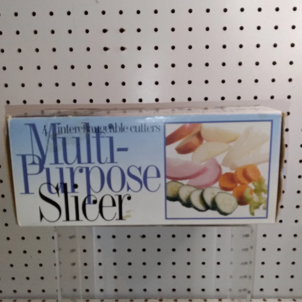 Milti-Purpose Slicer With 4 Interchangeable Cutters | Lids Off